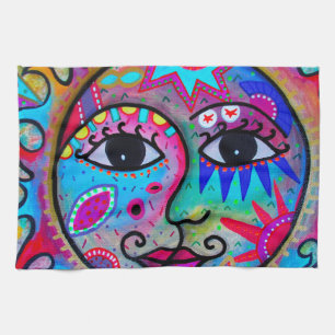 LIEBHABER SONNEN SICH UND MOON HANDTUCH