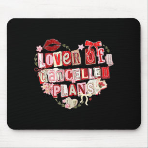 Liebhaber von abgesagten Plänen lustiges Introvert Mousepad