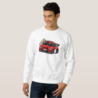 Liebhaber von Funny Cars Crewneck für Männer Sweatshirt