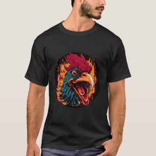 Liebhaber von Hähnchen- und Flammengewächsen werde T-Shirt