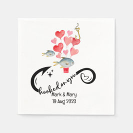 Liebhaber von Hochzeiten Serviette