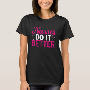 Liebhaber von Krankenschwestern Lustige Geschenke T-Shirt