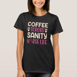 Liebhaber von Krankenschwestern Lustige Kaffeeschr T-Shirt
