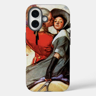 Liebhaber von Pferden iPhone 16 Hülle