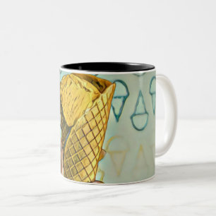 Liebhaber von Sommereis Zweifarbige Tasse