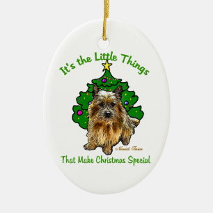 Liebhaber-Weihnachten Norwichs Terrier Keramikornament