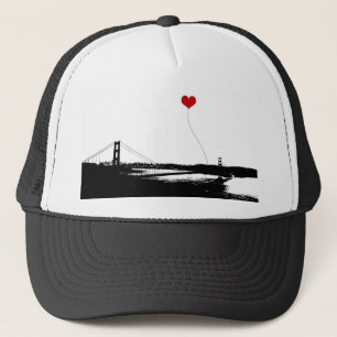 Liebhabers Golden gate bridges San Francisco Truckerkappe