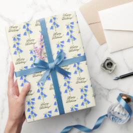 Lieblich Bluebells Birthday Geschenkpapier