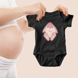 Lieblich Girl Bunny Pink pink mit Herz Baby Strampler