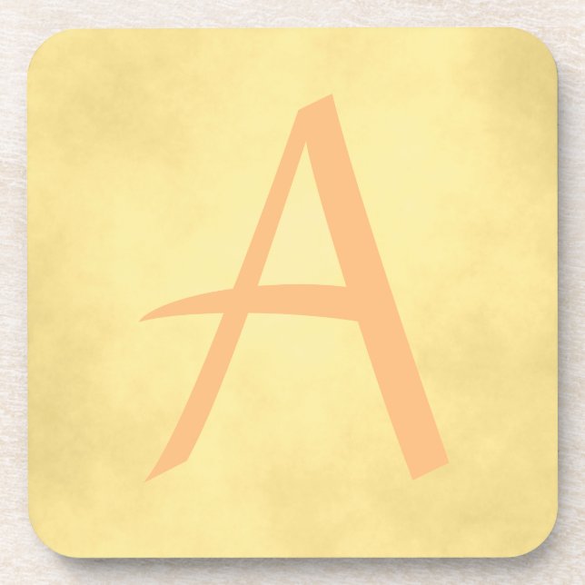 Lieblich goldgelb getränkeuntersetzer (Vorderseite)