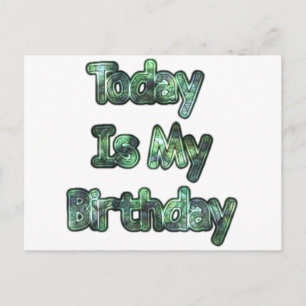 Lieblich Heute ist mein Geburtstag Hakuna Matata.p Postkarte