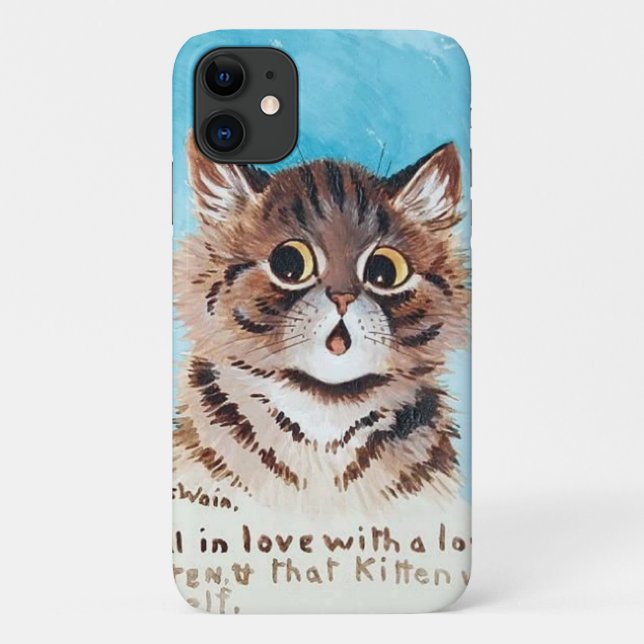 Lieblich Kitten, Louis Wain Case-Mate iPhone Hülle (Rückseite)