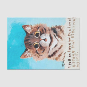 Lieblich Kitten, Louis Wain Seidenpapier