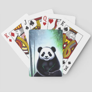 Lieblich, kuddelig Panda Bärenkuppe Spielkarten