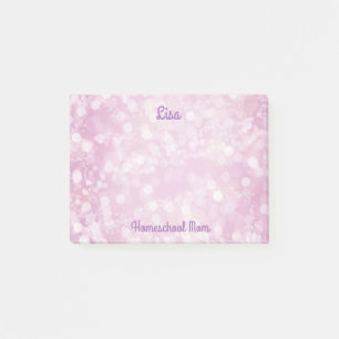 Lieblich Lila Bokeh Post-it Klebezettel