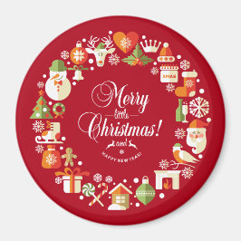 Lieblich Merry Little Christmas | Magnet