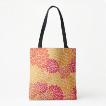 Lieblich Orange und Red Dahlia Floral