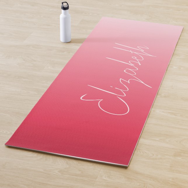 Lieblich Pink Ombre Yogamatte (Beispiel)