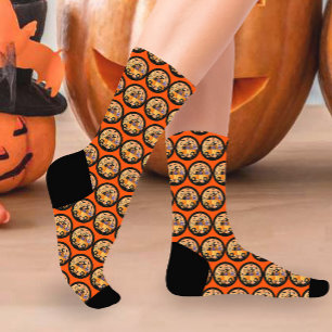 Lieblich Pumpkin Halloween Socken