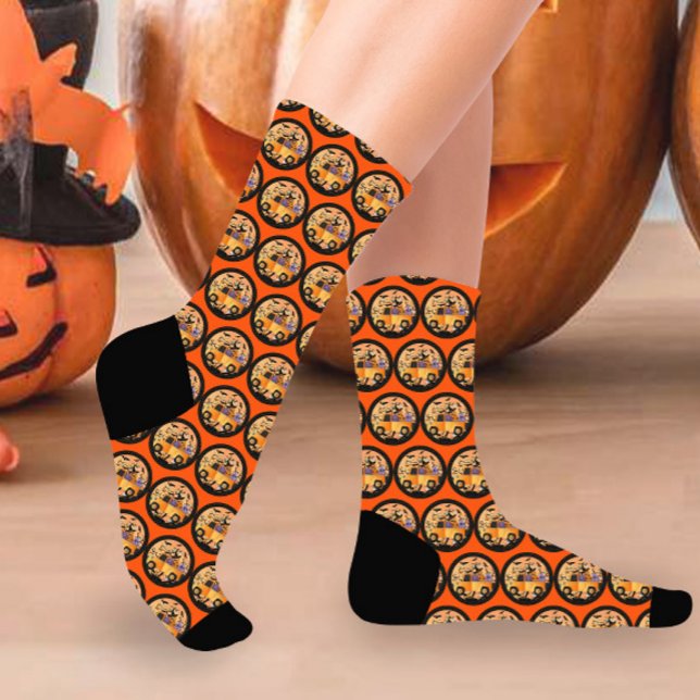 Lieblich Pumpkin Halloween Socken (Von Creator hochgeladen)