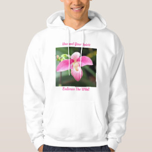 Lieblich rosa Orchid Hoodie