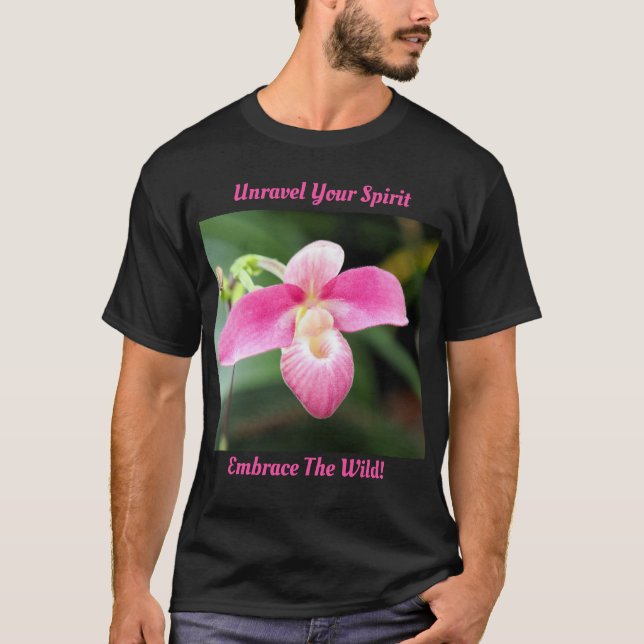 Lieblich rosa Orchid T-Shirt (Vorderseite)