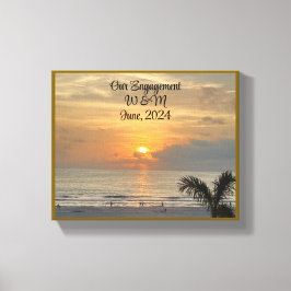 Lieblich, unsere Verlobung Leinwand