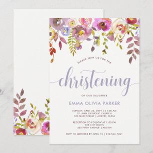 Lieblich zart floral Einladung