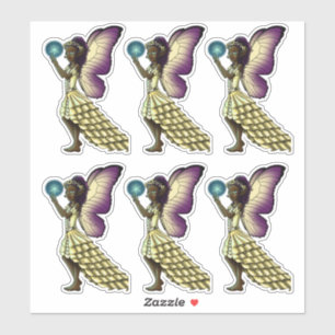 Liebliche afrikanische Fairies Aufkleber