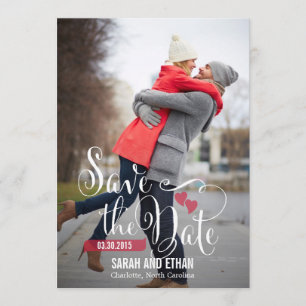 Liebliche Anfrage Save the Date - bearbeitbare Far