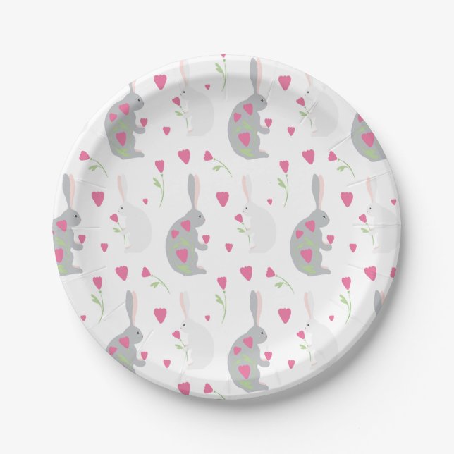 Liebliche Bärenchen. Pappteller (Vorderseite)