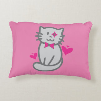 Liebliche Cat Accent Pill | Niedlich Kitten Accent Dekokissen
