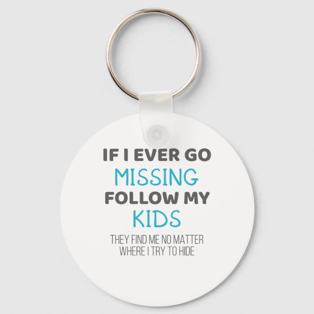 Liebliche Eltern, wenn ich je Vermisst bin, meinen Schlüsselanhänger (Vorderseite)