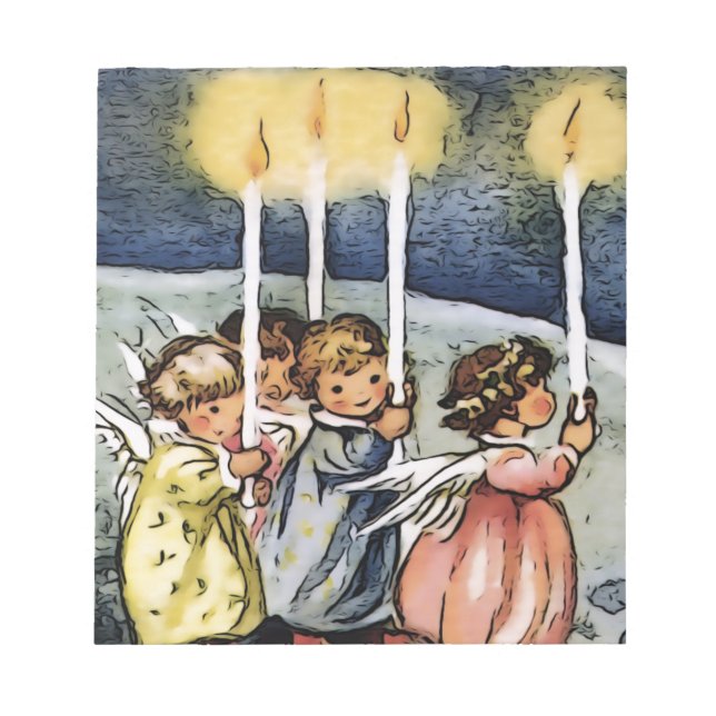 Liebliche Engel Notizblock (Vorderseite)