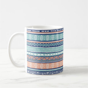 Liebliche ethnische Stammeszugehörigkeit. Vintage  Kaffeetasse