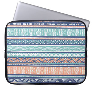 Liebliche ethnische Stammeszugehörigkeit. Vintage Laptopschutzhülle