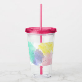 Liebliche Farben mit einer sanften Note Acryltrinkbecher