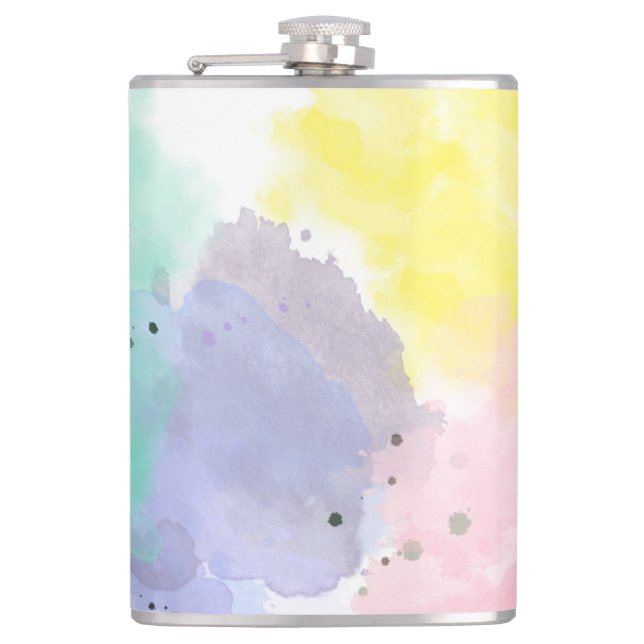 Liebliche Farben mit einer sanften Note   Flachmann (Vorderseite)