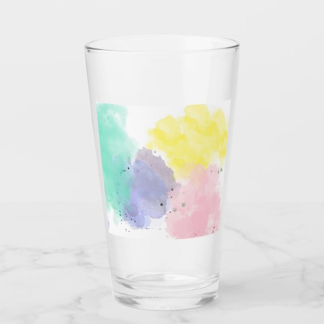 Liebliche Farben mit einer sanften Note   Glas (Vorderseite)