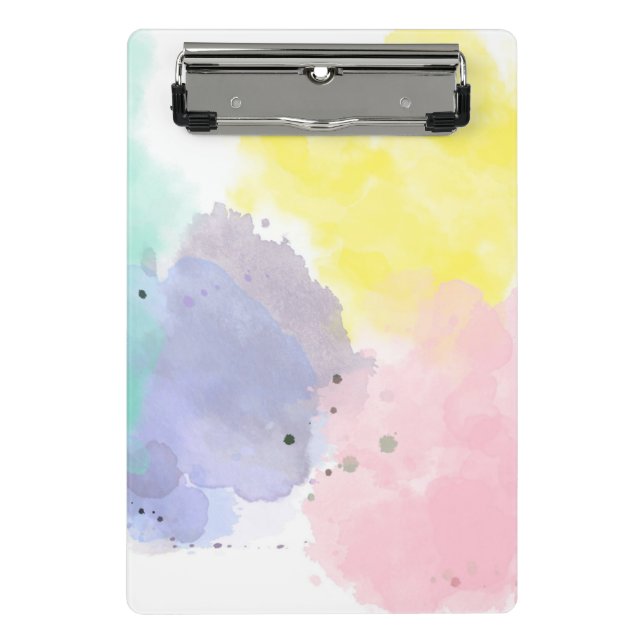 Liebliche Farben mit einer sanften Note   Mini Klemmbrett (Vorderseite)