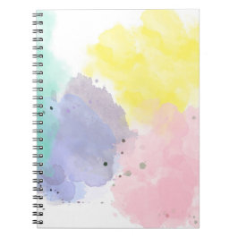 Liebliche Farben mit einer sanften Note Notizblock