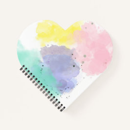 Liebliche Farben mit einer sanften Note Notizbuch