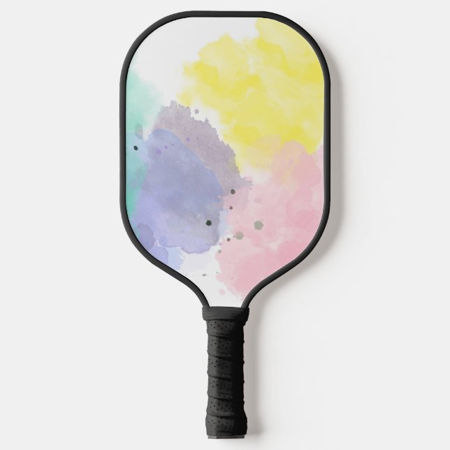 Liebliche Farben mit einer sanften Note   Pickleball Schläger (Vorderseite)