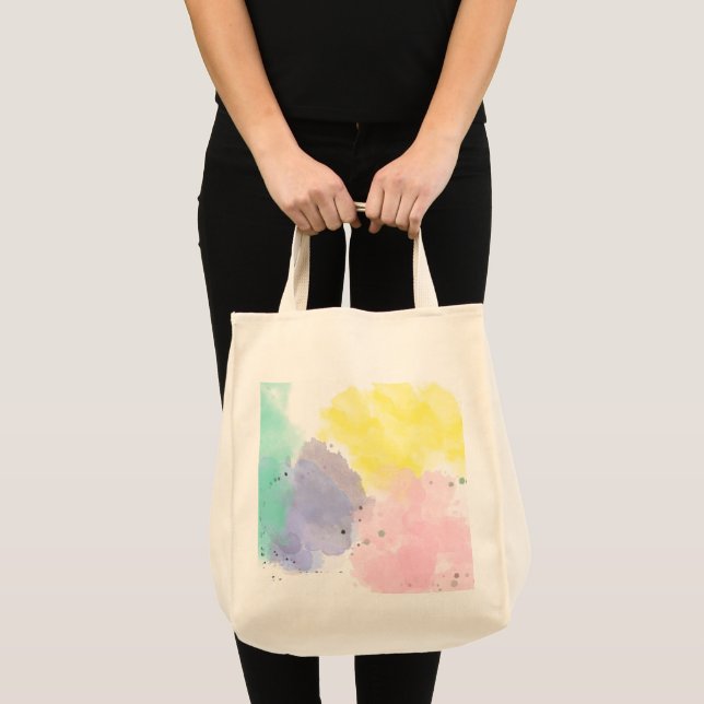 Liebliche Farben mit einer sanften Note  Tragetasche (Vorderseite (Produkt))