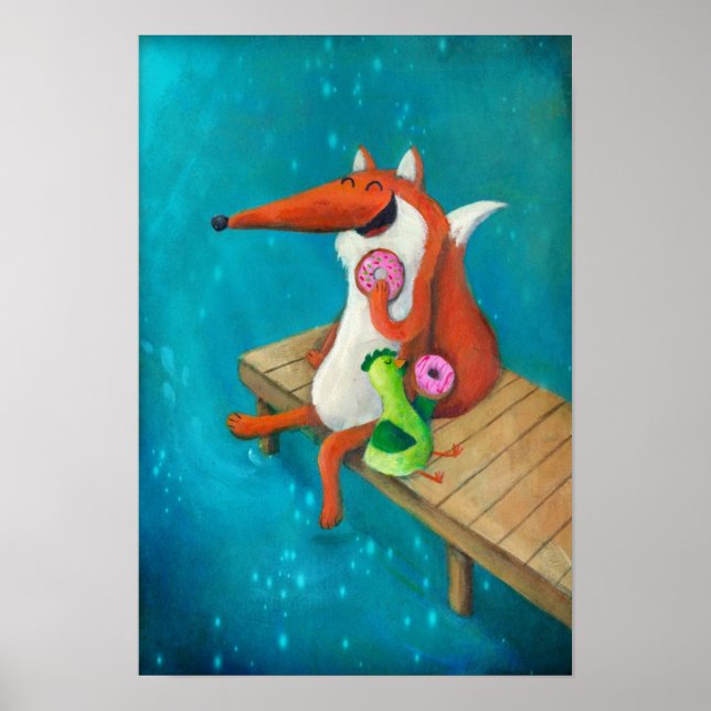 Liebliche Fox- und Hühnerfresser Poster (Vorne)