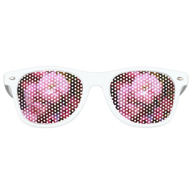 Liebliche Frühlingserreger Rosa Kirschblüten Sonnenbrille (Vorderseite)