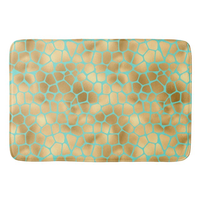 Liebliche Giraffe Spots Badematte (Vorderseite)