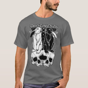 Liebliche Hasen-Hasen-Nachthimmel-Design T-Shirt