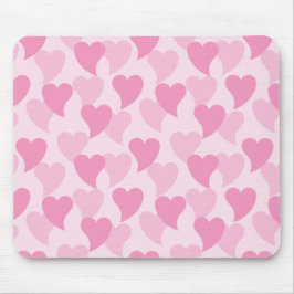 Liebliche Herzen Nahtloses Muster Mousepad