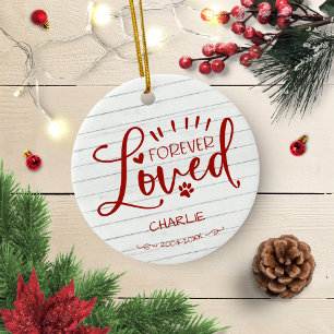 Liebliche Hundekatze oder Hundekuchen-Gedenkstätte Keramik Ornament